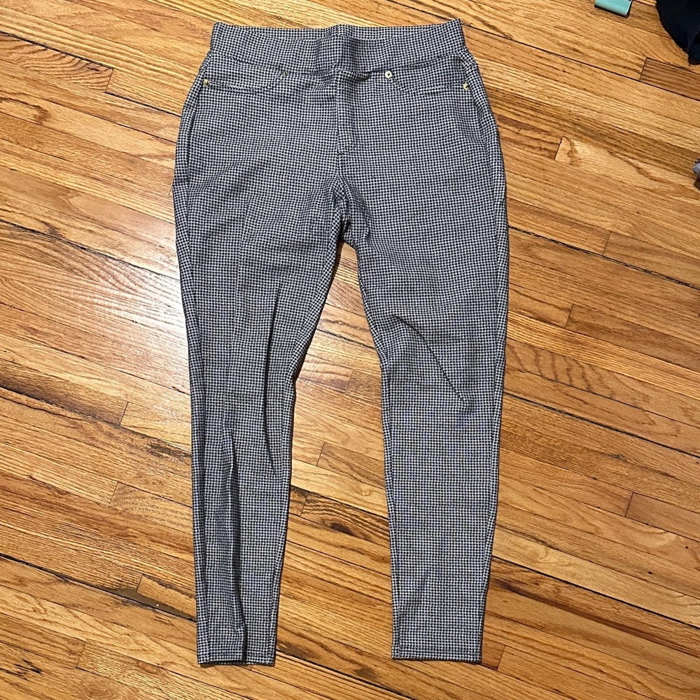 Stylish Black and White Checkered Pants